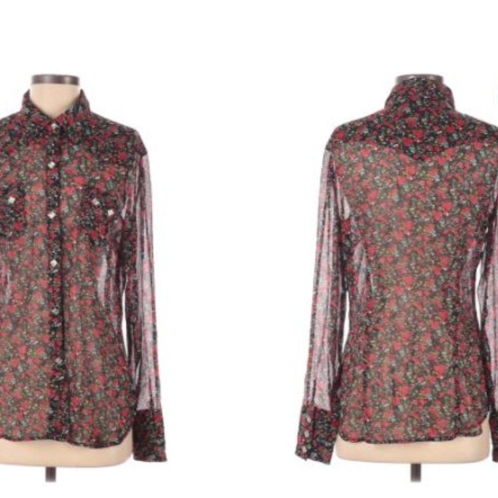 Roper Western Style Long Sleeve Blouse